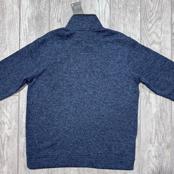 Eddie Bauer Men's Radiator Fleece Snap-Front Pullover‎ NWT Navy Heather sz Large - Picture 6 of 11